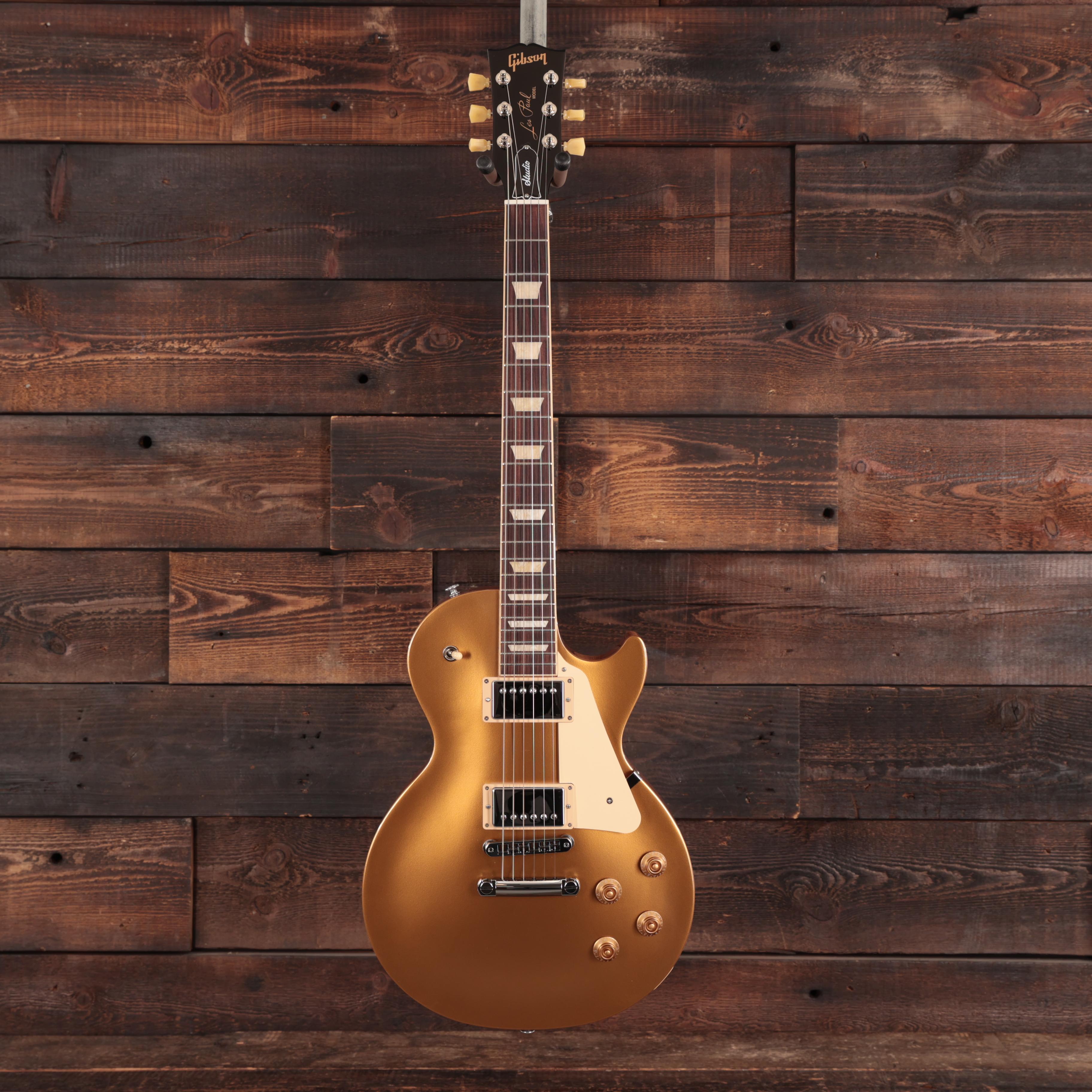 Gibson Les Paul Studio Electric Guitar in Goldtop - Andertons Music Co